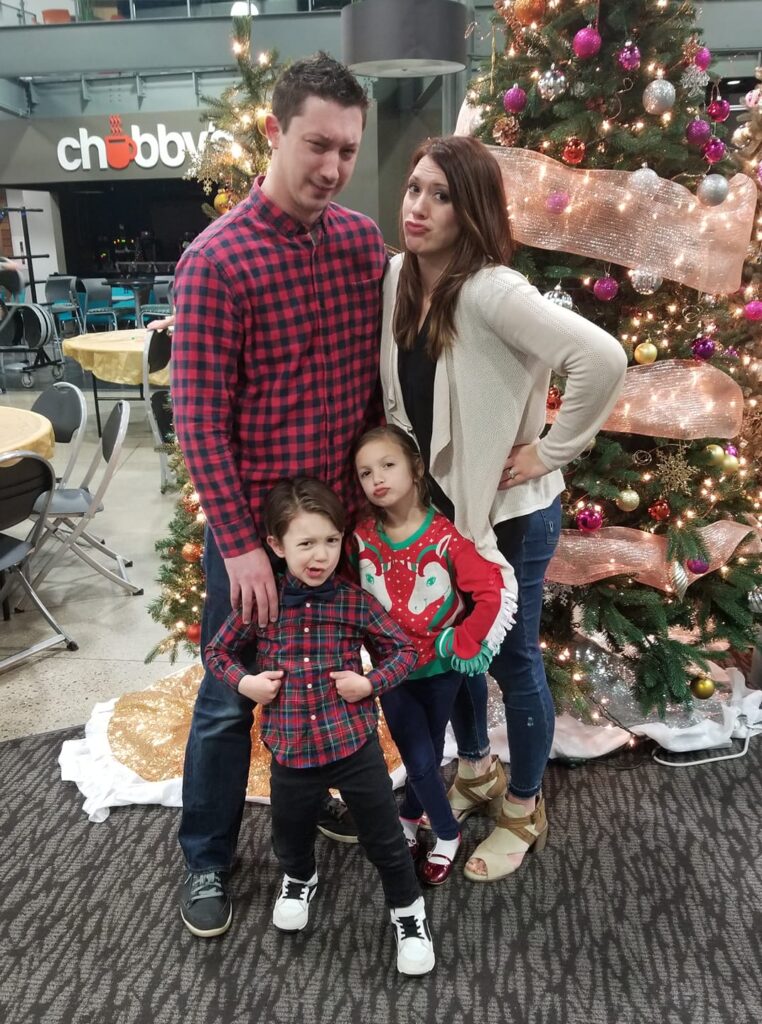 Matt Cramer and his family